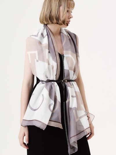 ONSZ Logo Color Block Long Scarf