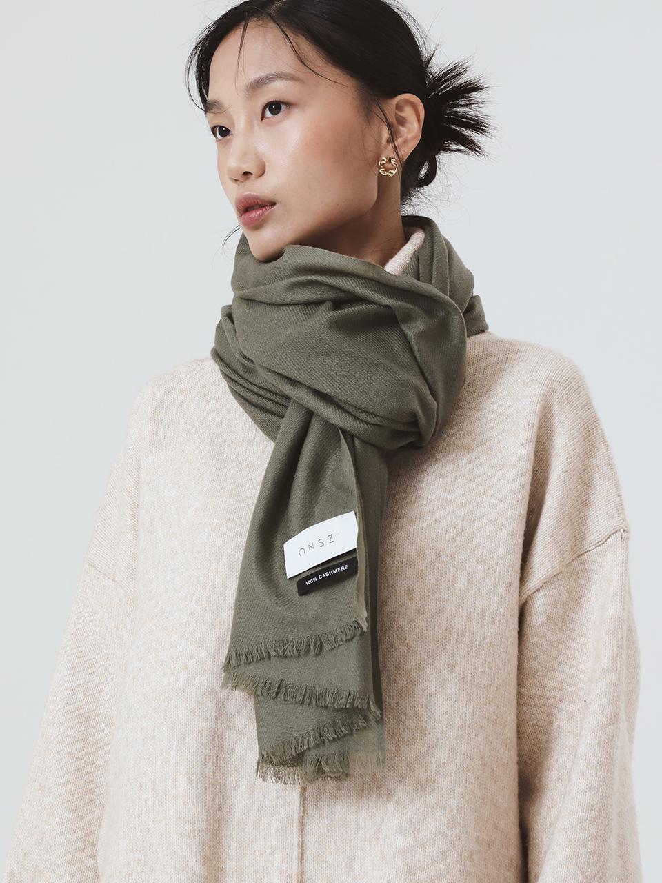ONSZ ONSZ 100% Cashmere Shawl Muffler