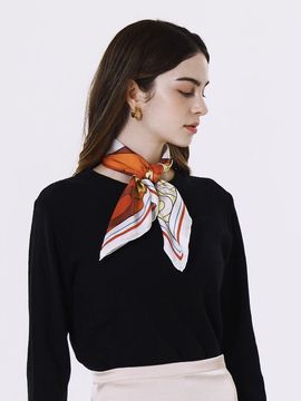 ONSZ Retro Logo Silk Scarf