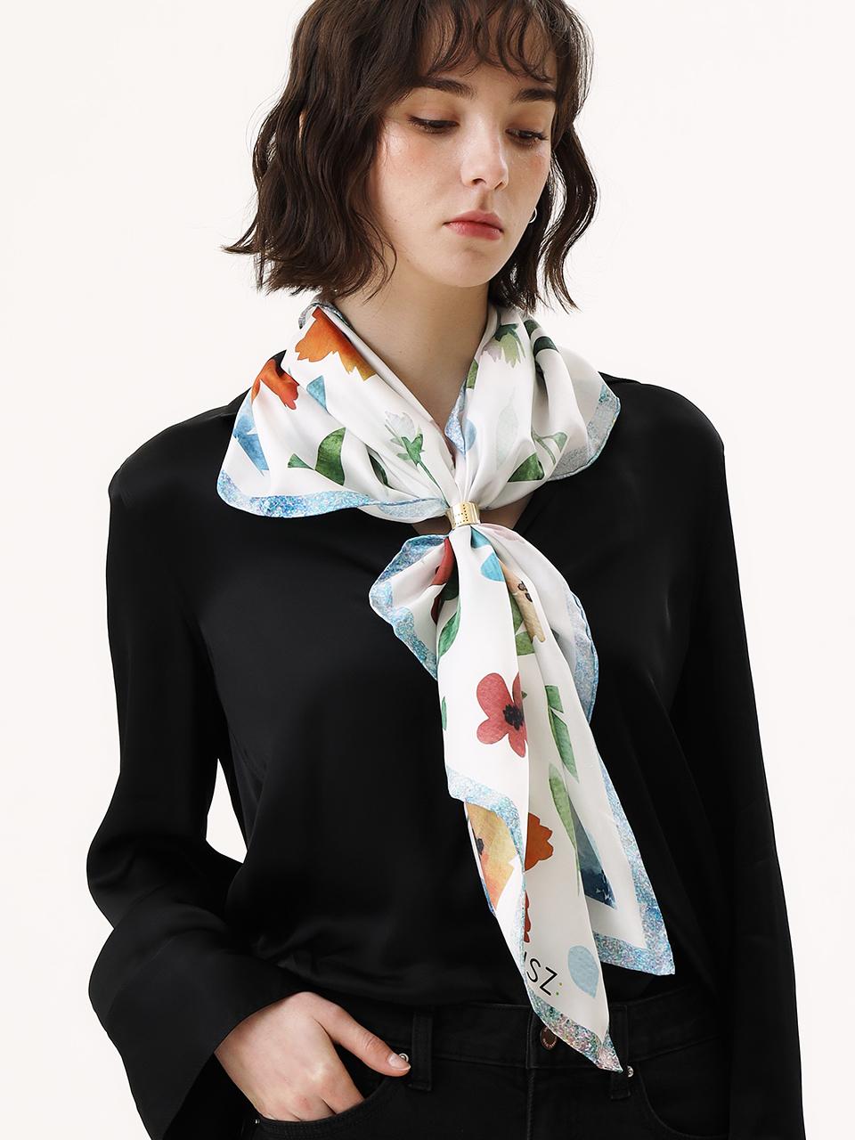 ONSZ Spring Flower Seine Scarf