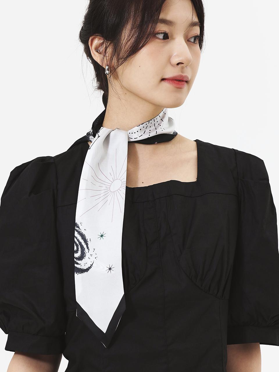 ONSZ Universe Twilly Scarf [Black and White]