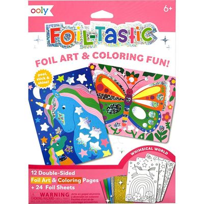 OOLY OOLY Foiltastic Foil Art and Coloring Set, Diy Craft