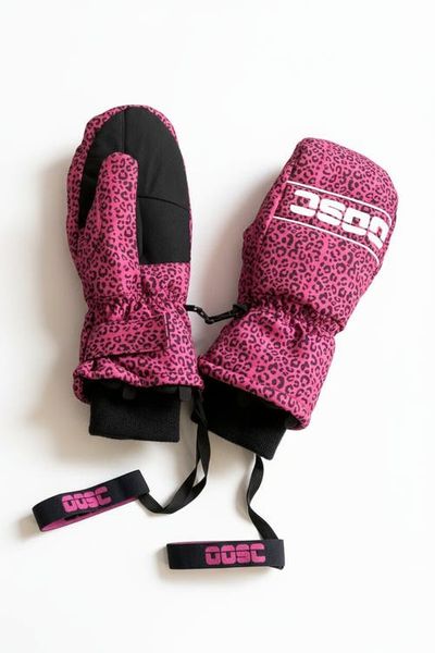 OOSC Clothing OOSC Clothing 1987 PrimaLoft® V2 Ski & Snowboard Mitt - Pink Leopard