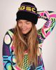 OOSC OOSC Après Beanie - Black, Purple, Yellow - 1