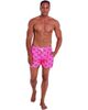 OOSC OOSC Baewatch Neon Pink Men's Swim Shorts  - 1