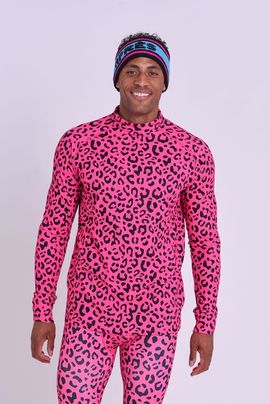 OOSC OOSC Baselayer Top - Hotel California Pink Leopard Men's 