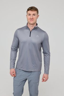 OOSC OOSC Elite Activewear 1/4 Zip Top - Grey 