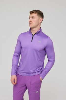 OOSC OOSC Elite Activewear 1/4 Zip Top - Purple 