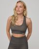 OOSC OOSC High Support Elite Crossback Sports Bra - Khaki  - 1