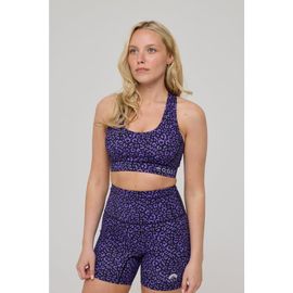 OOSC OOSC High Support Elite Crossback Sports Bra - Purple Leopard 