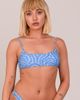 OOSC OOSC Moroccan Dream Lace up Crop Bikini Top - 1