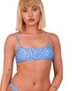 OOSC OOSC Moroccan Dream Lace up Crop Bikini Top - 2