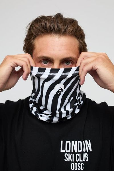 OOSC OOSC Neckwarmer - Hotel California Zebra Print