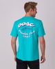 OOSC OOSC Powder Club T-Shirt - Aqua  - 1