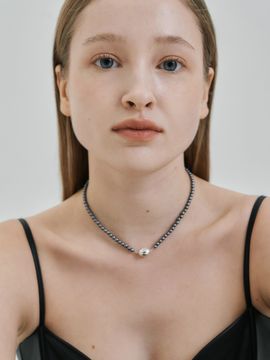 OOV Egg 03 Hertz Necklace_Silver