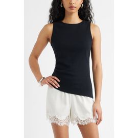 Open Edit Open Edit Asymmetric Rib Cotton Tank
