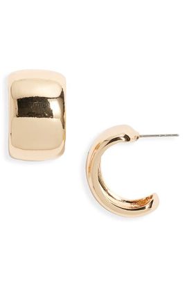 Open Edit Open Edit Band Huggie Hoop Earrings