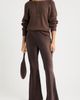 Open Edit Open Edit Bias Satin Low Rise Flare Pants - 2
