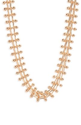 Open Edit Open Edit Bold Ball Chain Collar Necklace