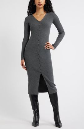 Open Edit Open Edit Convertible Cardigan Dress