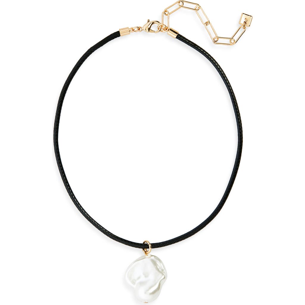 Open Edit Open Edit Cultured Pearl Pendant Necklace