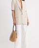 Open Edit Open Edit Curator Crepe Short Sleeve Blazer - 2
