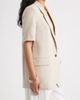 Open Edit Open Edit Curator Crepe Short Sleeve Blazer - 5