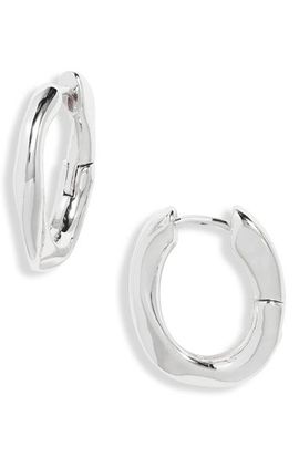 Open Edit Open Edit Curb Link Hoop Earrings
