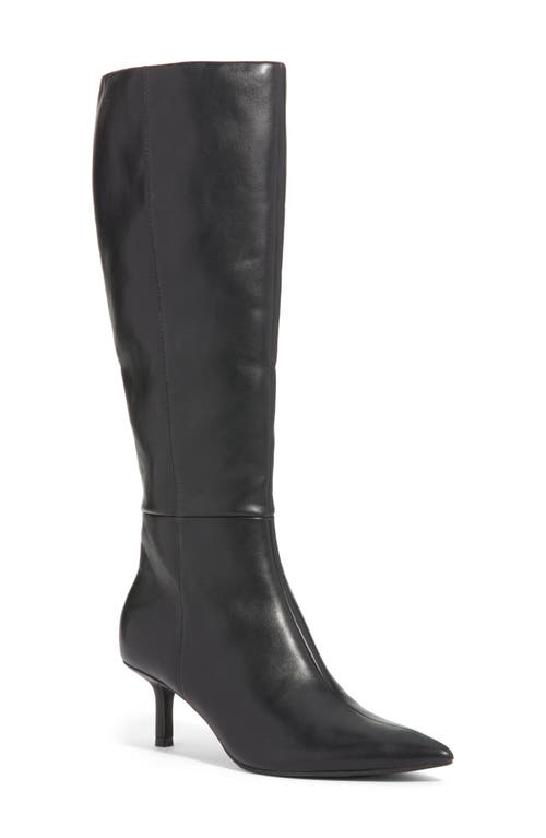 Open Edit Open Edit Elara Pointed Toe Knee High Boot