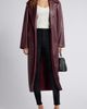 Open Edit Open Edit Faux Leather Trench Coat - 2
