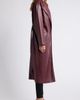 Open Edit Open Edit Faux Leather Trench Coat - 4