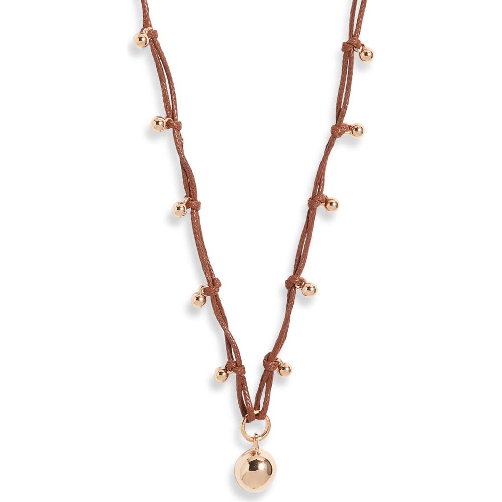 Open Edit Open Edit Graduated Orb Necklace