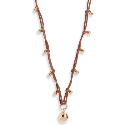 Open Edit Open Edit Graduated Orb Necklace
