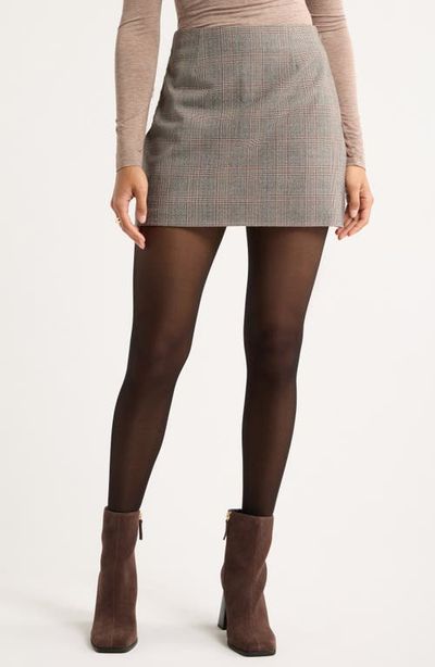 Open Edit Open Edit Heritage Plaid Miniskirt