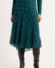 Open Edit Open Edit High-Low Chiffon Midi Skirt - 1