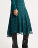 Open Edit Open Edit High-Low Chiffon Midi Skirt - 4