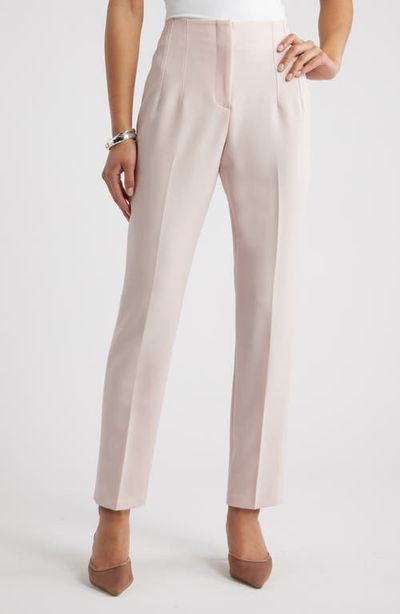 Open Edit Open Edit Icon Twill High Waist Cigarette Pants