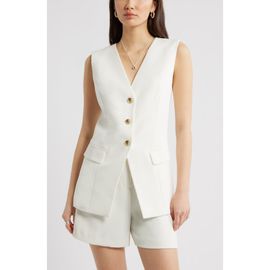 Open Edit Open Edit Icon Twill Relaxed Vest