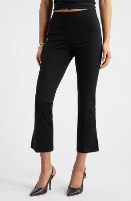 Open Edit Open Edit Kick Flare Stretch Twill Pants