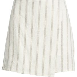 Open Edit Open Edit Linen Blend Skirt