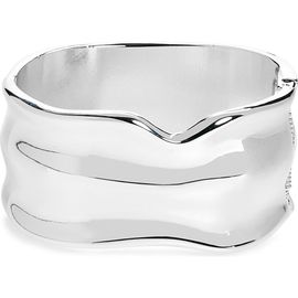 Open Edit Open Edit Molten Wide Hinged Cuff Bracelet