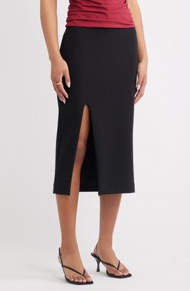 Open Edit Open Edit Muse Ponte Pencil Skirt
