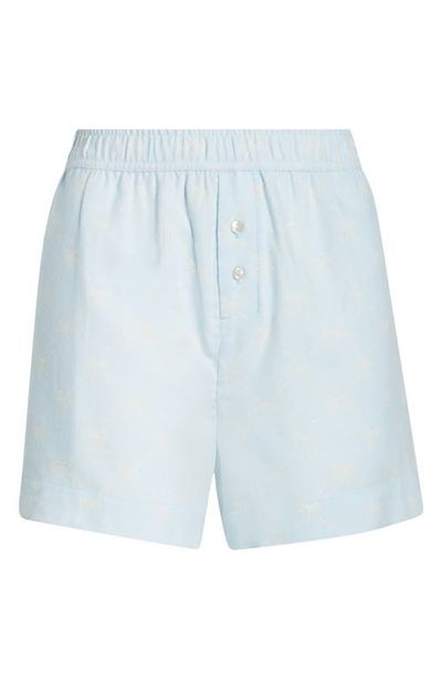Open Edit Open Edit Print Cozy Flannel Boxer Pajama Shorts