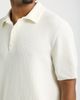 Open Edit Open Edit Ribbed Chenille Polo Sweater - 4