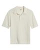 Open Edit Open Edit Ribbed Chenille Polo Sweater - 5
