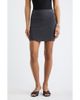Open Edit Open Edit Ribbed Sweater Miniskirt - 1