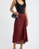 Open Edit Open Edit Ruched Side Midi Skirt - 2