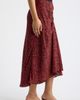Open Edit Open Edit Ruched Side Midi Skirt - 4