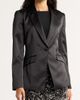 Open Edit Open Edit Satin Blazer - 5
