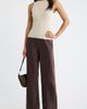 Open Edit Open Edit Satin Wide Leg Pull On Pants - 2